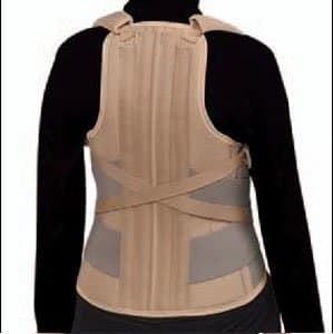 FAST-WRAP Thoracolumbar Support, Size: XL; Height - Front: 7'' / 18cm; Height - Back: 213