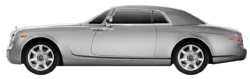 2009 Rolls Royce Phantom Coupe in Silver in 1:43 Scale by Truescale Miniatures