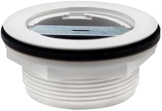 Westbrass D206P-06 2" No-Caulk PVC Compression Shower Drain with 4-1/4" Round Grid Cover, Antique Brass