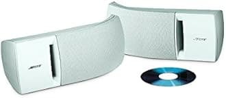 Bose 161 speaker system (pair, white) - ideal for stereo or home theater use - 27028