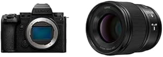 Panasonic LUMIX S5II Mirrorless Camera (DC-S5M2XBODY) with LUMIX S Series 100mm F2.8 Macro Lens (S-E100)