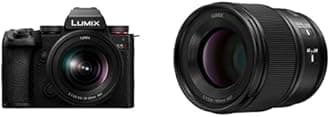 Panasonic LUMIX S5II Mirrorless Camera (DC-S5M2KK) with LUMIX S Series 100mm F2.8 Macro Lens (S-E100)