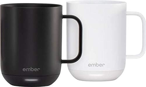 2 Pack Ember Smart Mugs - Black and White - 10 oz each