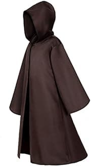 TOGROP Knight Costume for Kids Robe Hooded Cloak Boys Girls Cosplay 3-14 Years