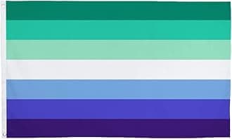FLAGLINK MLM Vincian Pride Flag 3x5Fts - Blue Gay Pride Banner