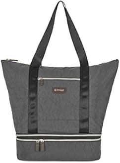 Biaggi CARRY CUBE TOTE - Versatile Travel Tote with Detachable Zipcube and Trolley Sleeve - Your Ultimate Travel Companion