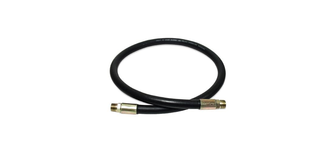 Apache 98398244 3/8" x 72" 2-Wire Hydraulic Hose Male x Male Assembly