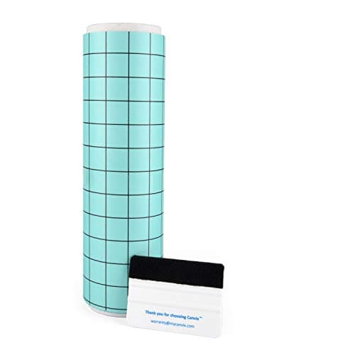 Vinyl Transfer Paper Application Tape Roll with Perfect Alignment Grid Lines for Self-Adhesive Vinyl for Decals, Signs, and Crafts - Cricut, Silhouette Cameo, and Oracal Compatible (1 x 16 ft)