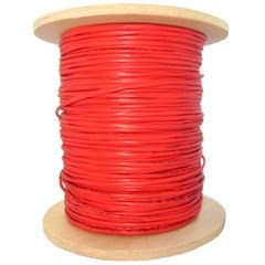 QUALCONNECT Fire Alarm/Security Cable, Red, 16/4 (16 AWG 4 Conductor), Solid, FPLR, Spool, 1000 ft