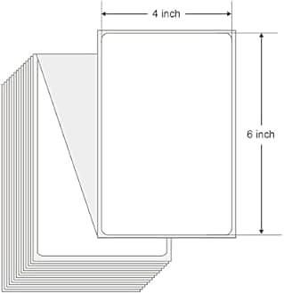 100 Pack 100 Thermal Labels 100 x 15 cm Compatible with Rollo, Munbyn, iDPRT, Polono, Zebra Thermal Label Printer, Pack of 100