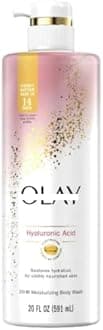 Ol~ay Nourishing Body Wash for Women, Nighttime, Hyaluronic Acid, 20 fl oz~ (Pack 01)