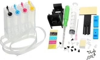 CISS Ink Tank Kit Universal for use Compatible HP, Canon, Brother & Epson Printers Multi Tri-Color Ink Cartridge