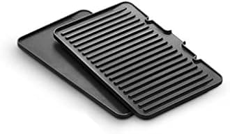 De'Longhi GRIDDLE_PLATE Kit, Multi-Grill Plate, Aluminium, Rectangular, Black, Dishwasher Safe