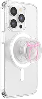 PopSockets PopGrip for MagSafe, Magnetic Phone Grip & Stand, Swappable Top, Secure Grip for iPhone MagSafe Cases, Kickstand for Hands-Free Viewing, Wireless Charging Compatible - Translucent Mint