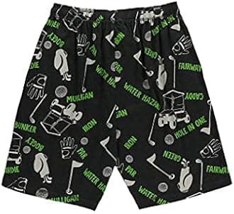 Lazy One Pajama Shorts for Men, Men's Separate Bottoms, Cotton Loungewear