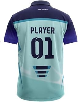 Dika Sports Custom jerseyCricket t-Shirt Breathable Cricket Jersey Printed | 2 Year to 5XL
