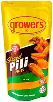 Growers Glazed Pili Nuts 80gms (Pack of 3)