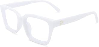 COASION Classic Non-prescription Clear Lens Eyeglasses for Women Thick Square Frame Eyewear