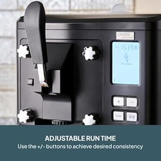 Cooks Professional Luxury Soft Serve Ice Cream Maker | 1.5L | Self-Cooling Compressor | Auto Cleaning | Digital Display | Perfect for Whippy Sundaes & Desserts | Includes 6 x 1L Dairy-Free Vegan Mix