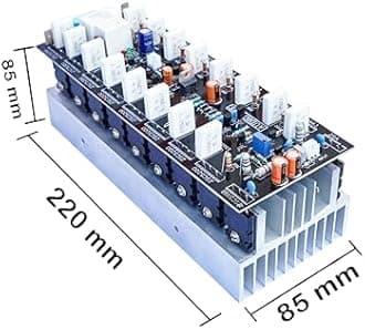 AUDIO LITE 800W RMS Mono Amplifier Board Using 2SC5200 + 2SA1943 With Speaker Protection (800W Complete RQ-1)
