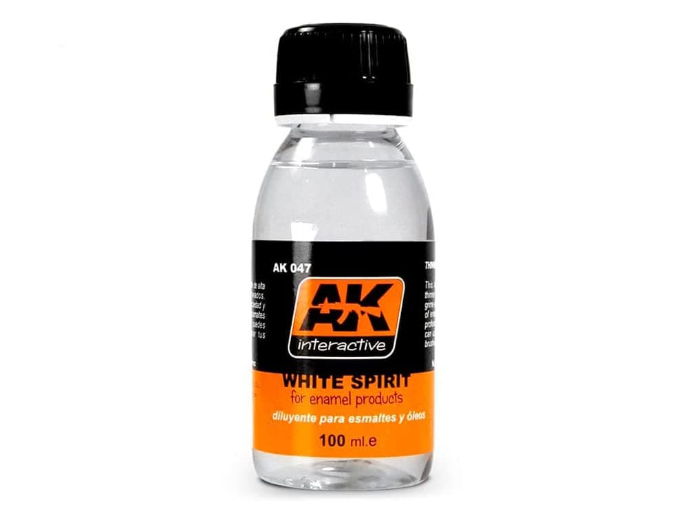 AK Interactive AK047 White Spirit Solvent Value Bottle