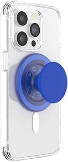 PopSockets Phone Grip for MagSafe, Magnetic Holder, Phone Stand, Blue - Cobalt