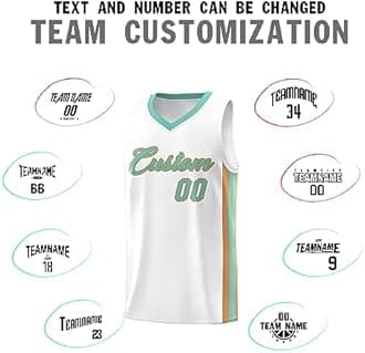 KXK Personalized Your Own Basketball Jersey Sports Shirt Printed Custom Team Name Number Logo for Men Youth