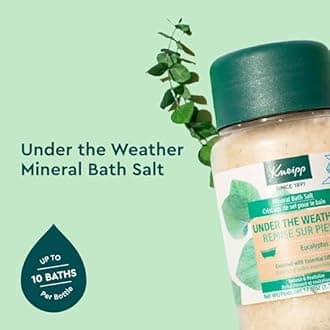Kneipp Under The Weather Eucalyptus Mineral Bath Salt - Promotes Respiratory Wellness & Relaxation - 17.6 oz - Up to 10 Baths