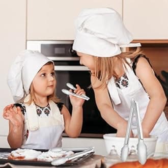 4 Pack Serving Tongs for Buffet,Metal Kitchen Tongs,Stainless Steel Food Tongs, Small Tongs for serving, Silver (5IN)