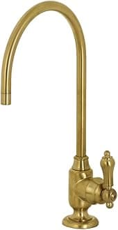 KS5197BAL Heirloom Single-Handle Water Filtration Faucet, Brushed Brass, 11.13 x 6.94 x 5.81
