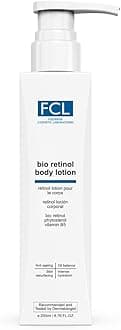 FCL Bio Retinol Body Lotion, For Skin- Ageing, Keratosis Pilaris, Smoothen Rough, Bumpy & Tanned Skin, Maintains Oil Balance, Non-Comedogenic Formulation 200ml