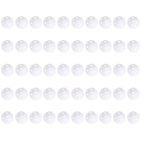 ttnight Golf Practice Balls, 50 PCS Plastic Green Golf Training Balls Airflow Hollow Golf Ball Practice Training Sports Balls Golf Accessories