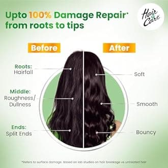 Hair & Care Damage Repair Non-Sticky Hair Oil with Aloe Vera, Olive Oil & Green Tea, 500 ml (Pack of 3)