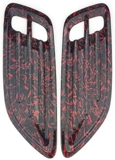 YOUTOOCAR Intake Scoop Turbo Bonnet Vent Cover Intake Scoop Turbo Bonnet Vent Cover Hood Air Vents Cover Compatible with Kia Stinger 2017-2023 Accessories (Forged Red)