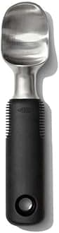 OXO Good Grips Stainless Steel Ice Cream Scoop, Black, One Size