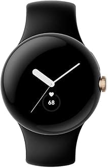 Google Pixel Watch 41mm Smartwatch with WiFi, GPS, BT and Heart Rate Monitor in Bulk Packaging (Gold Charcoal)