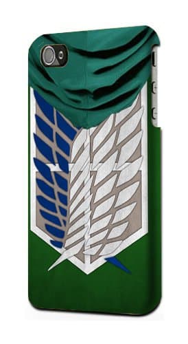 Attack on Titan Survey Corps Cloak Snap on Plastic Case Cover Compatible with Apple iPhone 5s