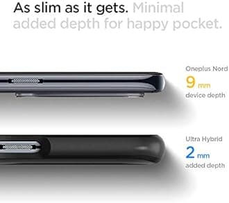 Spigen Ultra Hybrid Designed for OnePlus Nord Case (2020) - Matte Black
