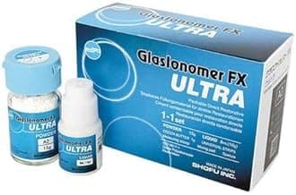 Shofu GlasIonomer FX Ultra Glass Ionomer Cement GIC Resorative Mini Kit Powder & Liquid