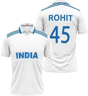India Test Cricket Team Jersey 2024 (Kids,Boys,Men)