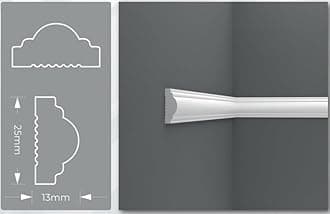 birdeco Ready to Assemble Wall molding Piece kit, All Edges precut, Factory Primed Wall molding Pieces to Make 3 top 3 Bottom Frames P32