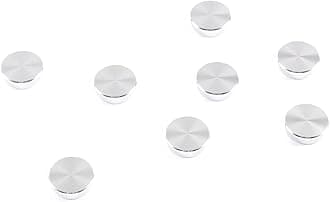 Screw Decorative Cover for 2020-2023 Land Rover Defender Accessories, 8 PCS Aluminum Alloy Car Screw Protection Cover Trim (Dashboard Side)