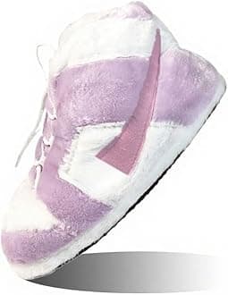 MOLERFO Sneaker Slippers Non Slip Sole Indoor House Plush Slippers Unisex Indoor Floor Cotton Shoes