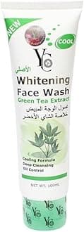YC Whitening Face Wash for Oily Skin Enriched with Green Tea Clears Clogged Pores Exfoliates Gently YC229 - 100 ml (Pack of 1)