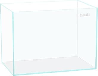 4.7 Gallon Rimless Aquarium, Ultra Clear Glass Low Iron Aquarium Tank, Small Fish Tank for Betta, L15.7×W5.9×H11.8 Inches Thickness 5mm with EVA Foam Mat Included