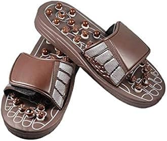 Massage Slippers Foot Reflexology Acupressure Sandals Shoes Relief Pain for Men and Women (M)