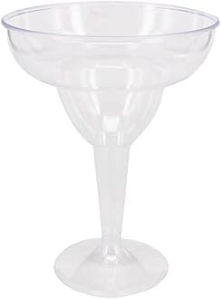 18 Count 11oz Clear Hard Plastic Margarita Glasses/Party Cups Wedding Parties Cocktail Cups