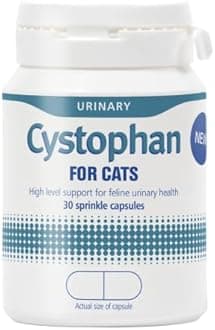 Cystophan Urinary Health Support for Cats, 30 Capsules