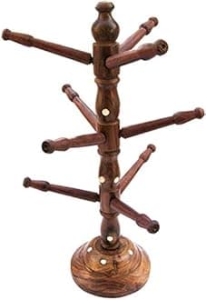 Wooden Bangle Holder Jewellery Stand for Women, 13 Inches