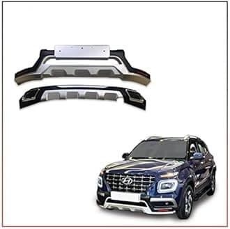 Acrylonitrile Butadiene Styrene (ABS) Front & Rear Bumper Protector Guard for Hyundai Venue